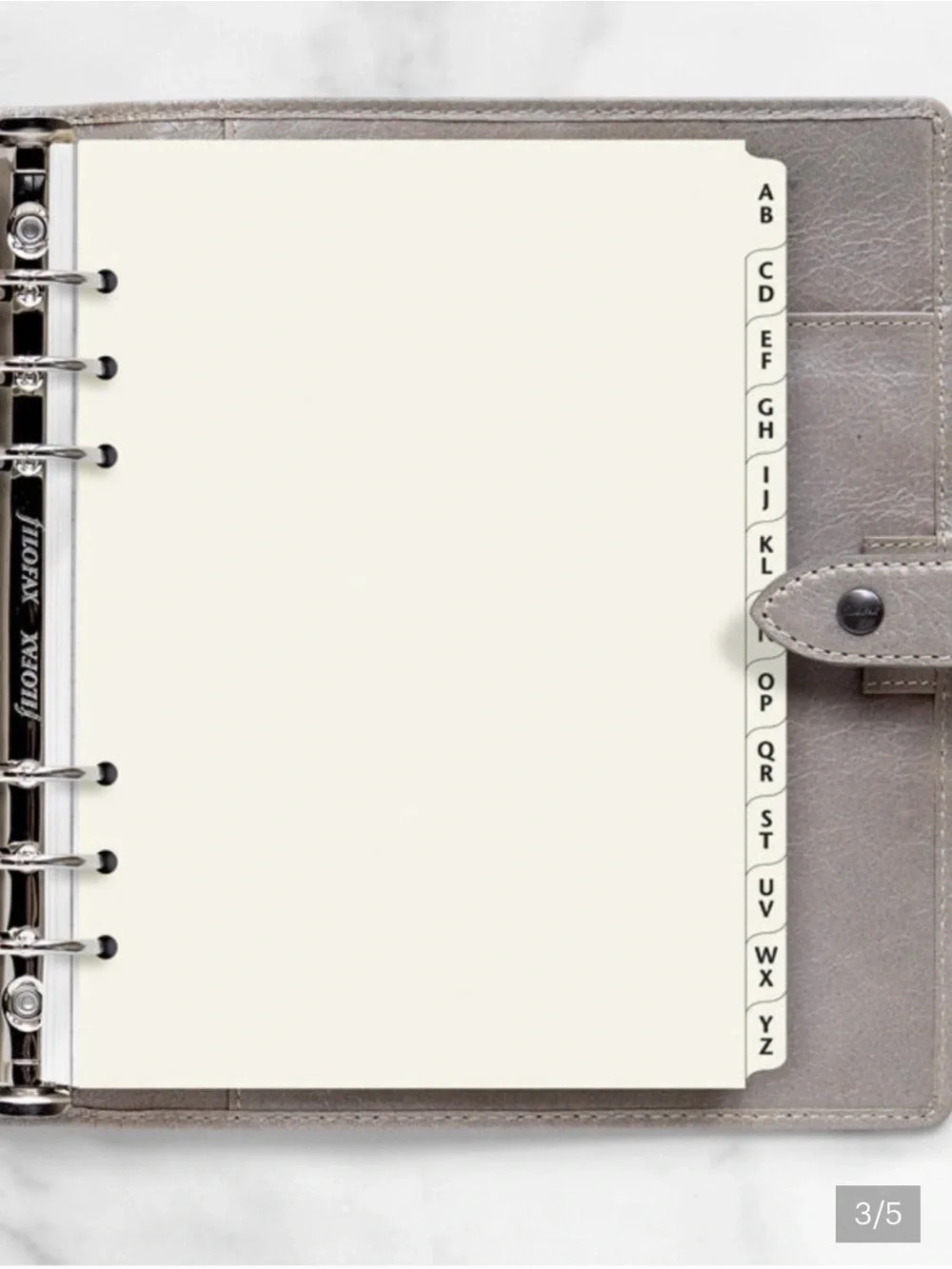 🗂️ filoFAX A-Z Index Tabs